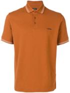 Z Zegna Chest Logo Polo Shirt - Brown