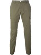 Hydrogen Ltd Chino Trousers, Men's, Size: 36, Green, Cotton/spandex/elastane