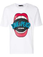 Love Moschino Love & Peace T-shirt - White