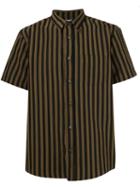 Second/layer Striped Shortsleeved Shirt