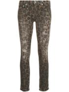 R13 'kate' Skinny Jeans, Women's, Size: 24, Brown, Cotton/spandex/elastane