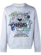 Kenzo Tiger X Flyer Sweatshirt, Men's, Size: Xs, Grey, Cotton