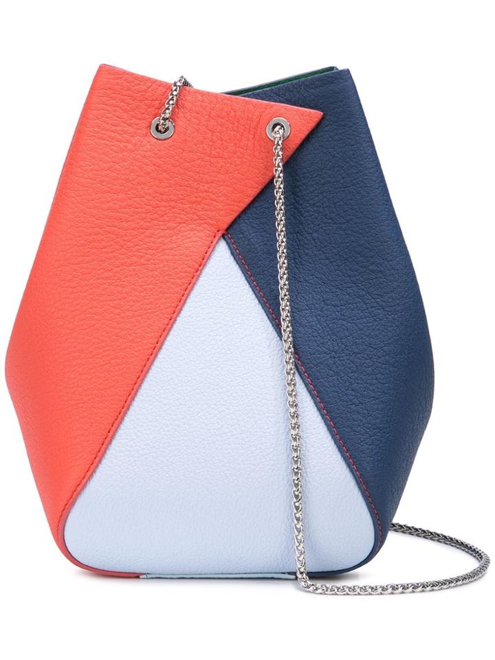 The Volon Mani Bucket Bag - Orange