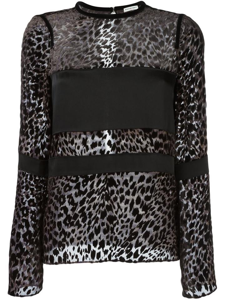 Emanuel Ungaro Leopard Print Blouse