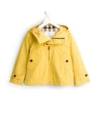 Burberry Kids Hooded Raincoat, Boy's, Size: 10 Yrs, Yellow/orange