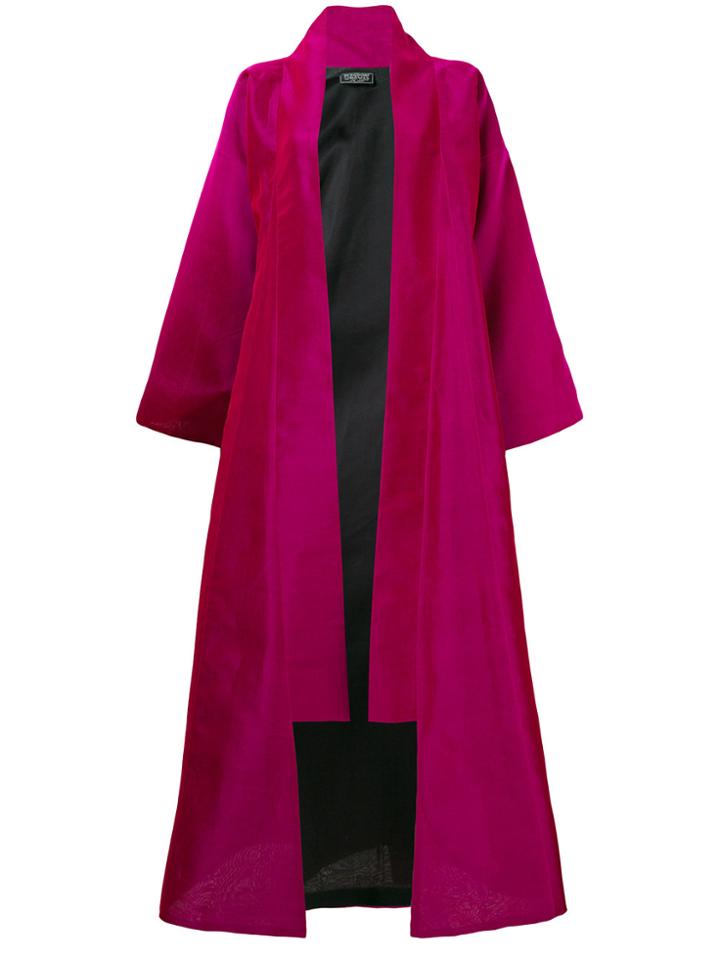 William Vintage Long Length Kimono - Pink & Purple