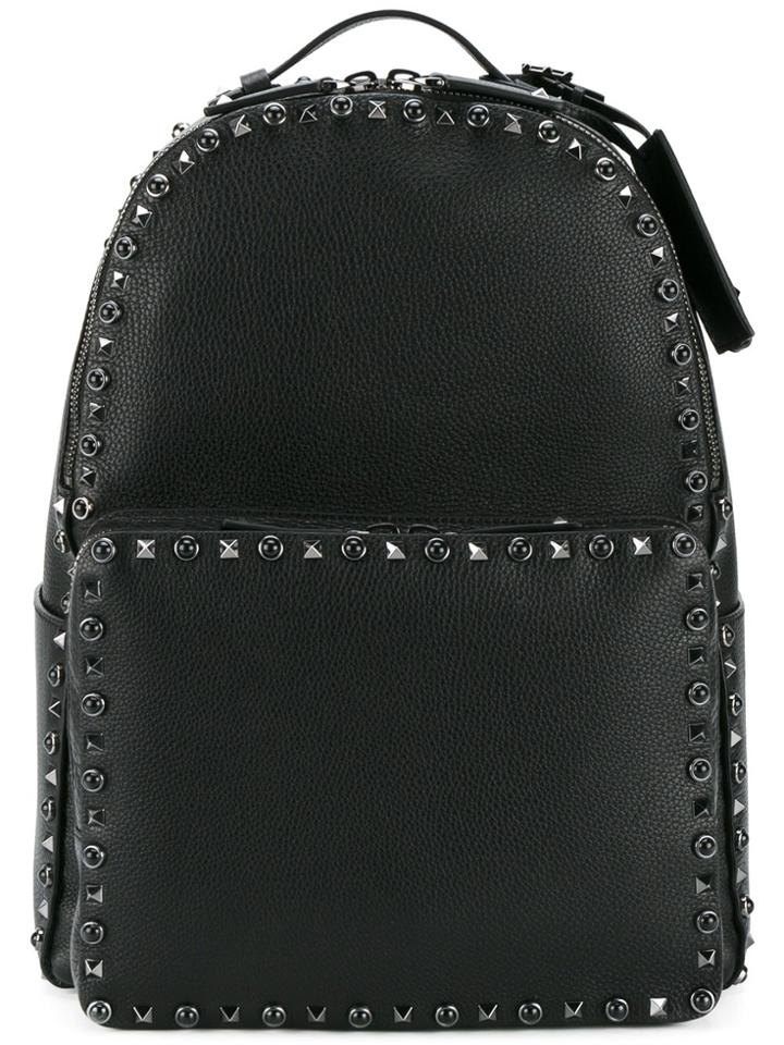 Valentino Valentino Garavani Rockstud Rolling Backpack - Black