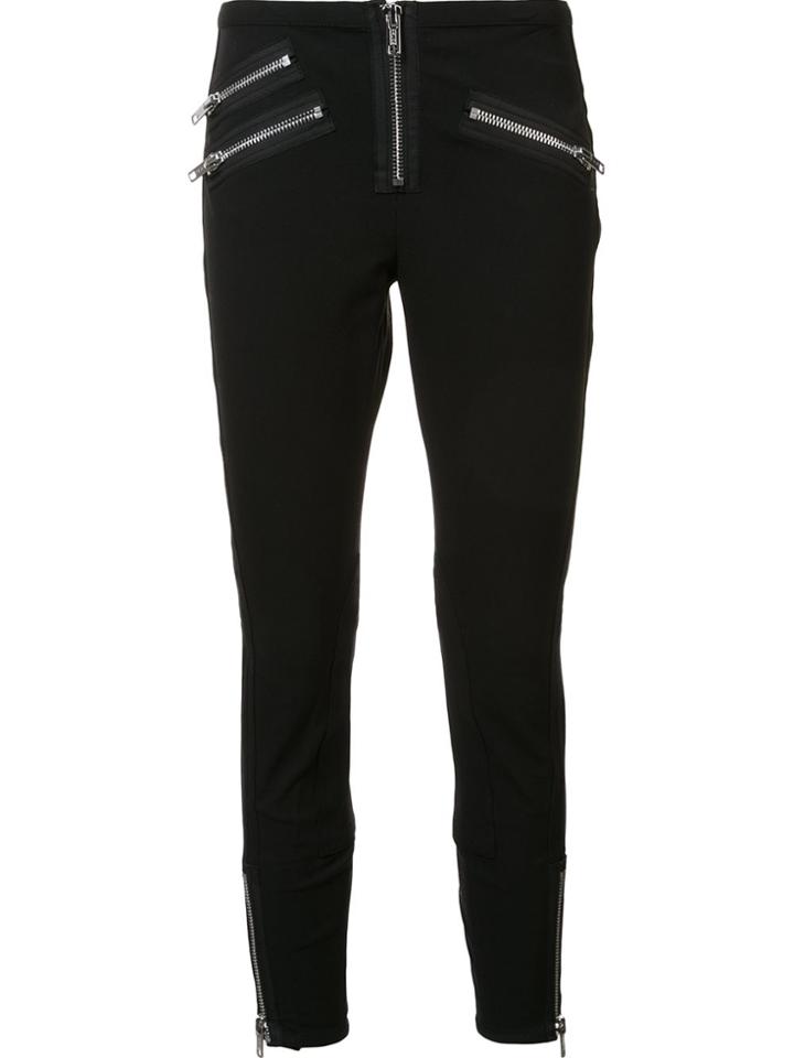 3.1 Phillip Lim Skinny Biker Trousers - Black