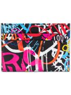 Dsquared2 Graffiti Print Card Holder - Multicolour