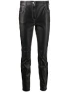 Givenchy Slim-fit Leather Trousers - Black