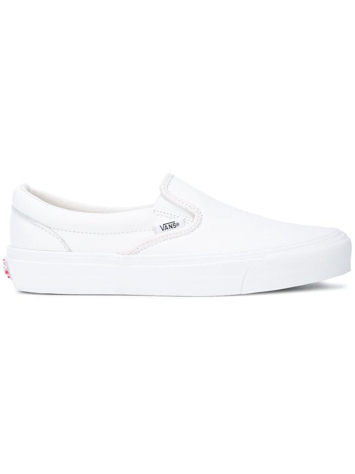 Vans Vault Og Classic Slip On Lx Sneakers - White