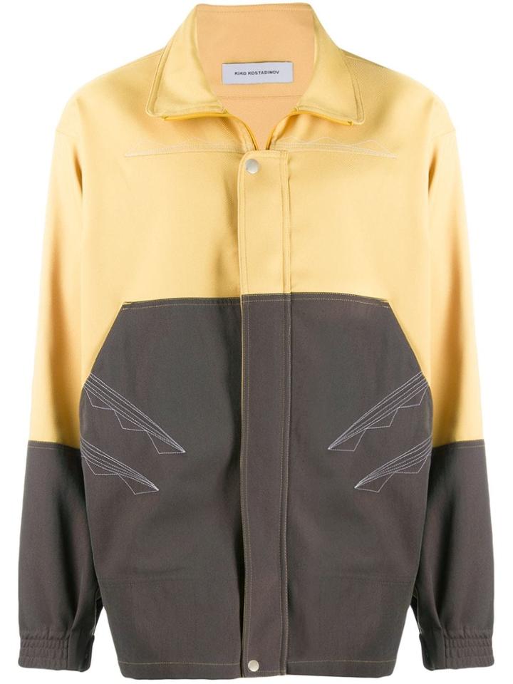 Kiko Kostadinov Two Tone Jacket - Yellow