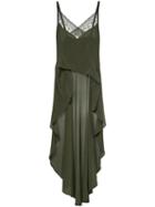 A.f.vandevorst - Artifact Dress - Women - Silk/polyurethane - 40, Green, Silk/polyurethane