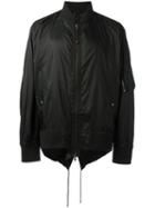 Diesel Black Gold Strings Bomber Jacket, Men's, Size: 52, Nylon/polyester/spandex/elastane