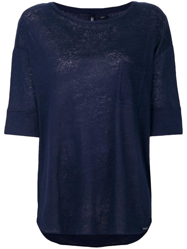 Woolrich Loose Fit T-shirt - Blue