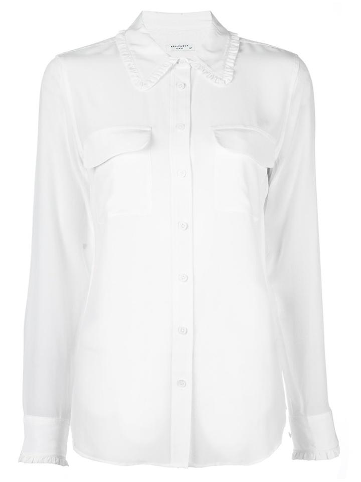 Equipment Chest Pockets Shirt - White