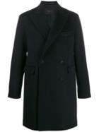 Paltò Double-breasted Coat - Blue