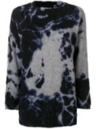 Suzusan Cashmere Abstract Sweater - Grey
