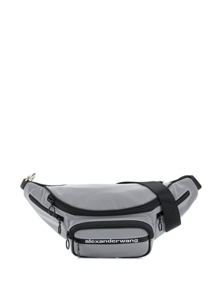 Alexander Wang Logo Belt Bag - Silver