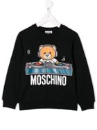 Moschino Kids Teen Dj Bear T-shirt - Black