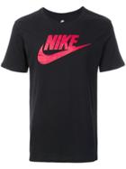 Nike Large Logo Print T-shirt - Black