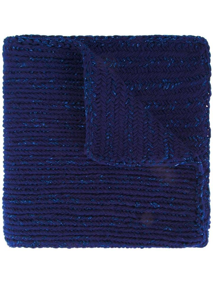 7ii 'tussey' Scarf, Women's, Blue, Wool