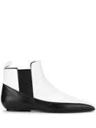 Rosetta Getty Two-tone Ankle Boots - White
