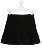 Philosophy Di Lorenzo Serafini Kids Frill-trim Mini Skirt - Black