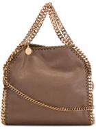 Stella Mccartney Mini 'falabella' Fold Over Tote, Women's, Nude/neutrals