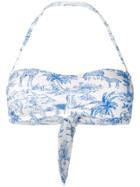 Tory Burch Far And Away Square Bikini Top - Blue