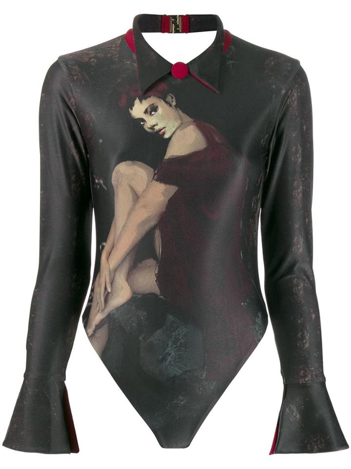 Yes Master Gipsy Long-sleeved Swimsuit - Black