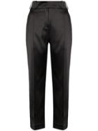 Alexandre Vauthier High-waisted Cropped Trousers - Black