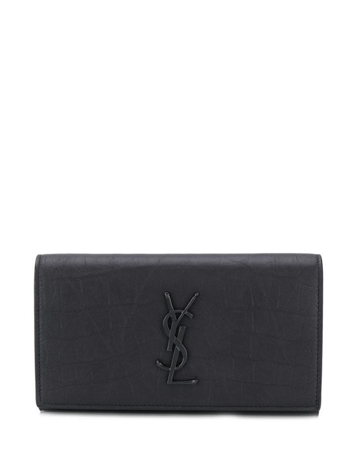 Saint Laurent Monogram Continental Wallet - Black
