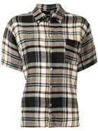 Bassike Vintage Check Short Sleeve Shirt - Multicolour
