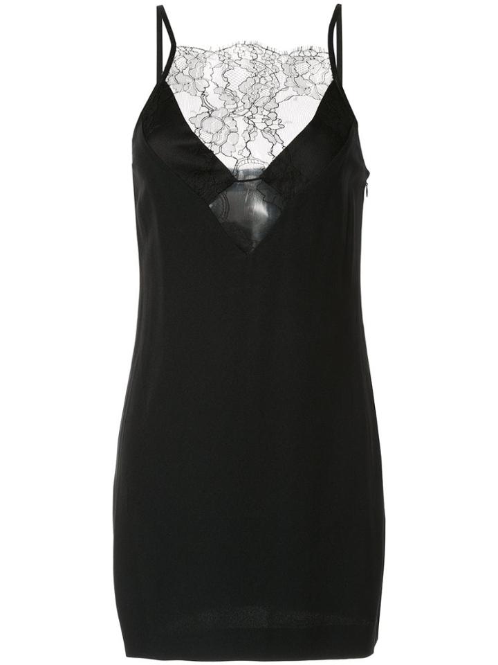 Dion Lee Stencil Lace Mini Dress - Black