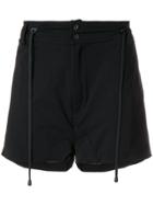 Di Liborio Drawstring Detail Shorts - Black