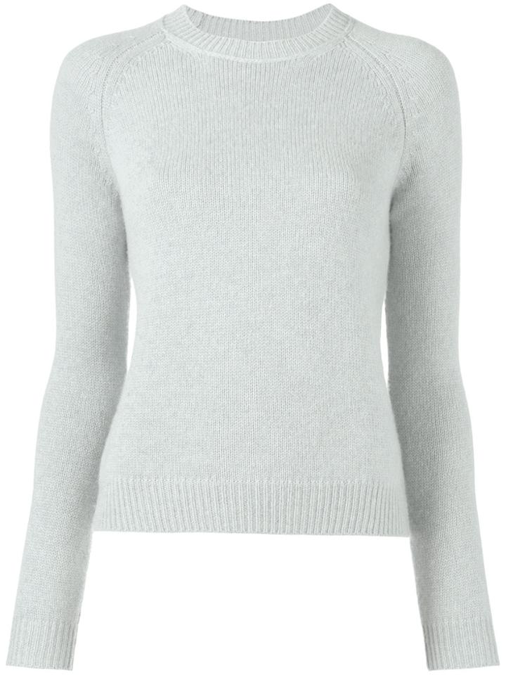 Alexandra Golovanoff Blue Mila Cashmere Jumper - Grey