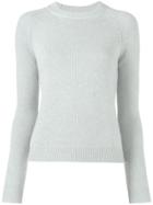 Alexandra Golovanoff Blue Mila Cashmere Jumper - Grey