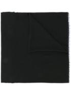 M Missoni - Embroidered Logo Scarf - Women - Cashmere/modal - One Size, Black, Cashmere/modal
