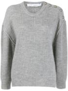 Iro Holmes Ribbed-knit Jumper - Grey