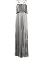 Zac Zac Posen 'ashley' Gown - Metallic