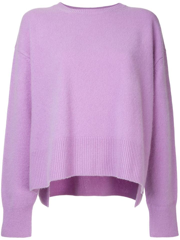 Le Ciel Bleu Crew Neck Jumper - Purple