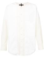 Ziggy Chen Round Neck Longsleeved Shirt - White