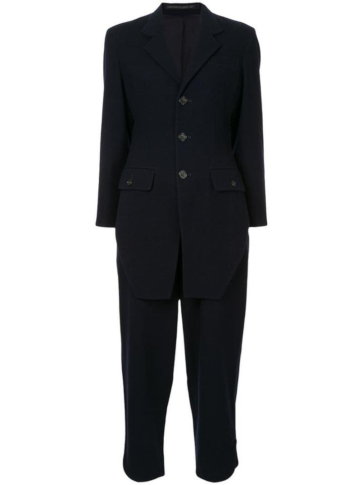 Yohji Yamamoto Pre-owned Front Tail Two-piece Suit - Blue