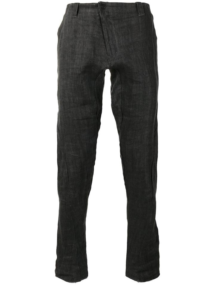 Devoa Slim-fit Jeans, Men's, Size: 2, Grey, Linen/flax/polyester