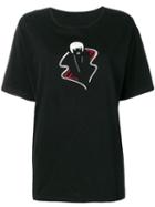 Fendi Pre-owned 1980's Graphic Print T-shirt - Black
