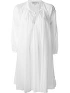 Io Ivana Omazic Pleated Shirt Dress, Women's, Size: 42, White, Cotton