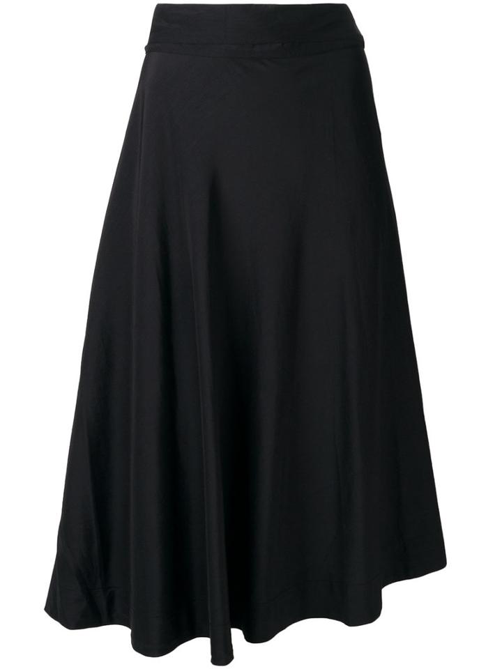 Bellerose Pleated Midi Skirt, Women's, Blue, Cotton/viscose