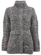 Maison Ullens Padded Cardi-coat, Women's, Size: Small, Black, Cashmere/wool