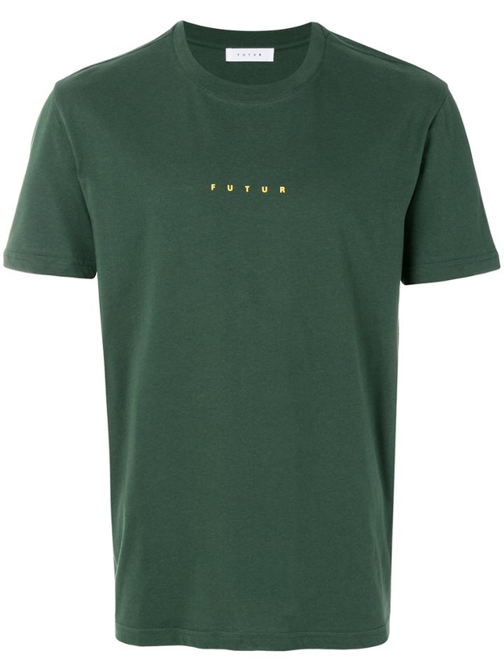 Futur Futur Front Printed T-shirt - Green